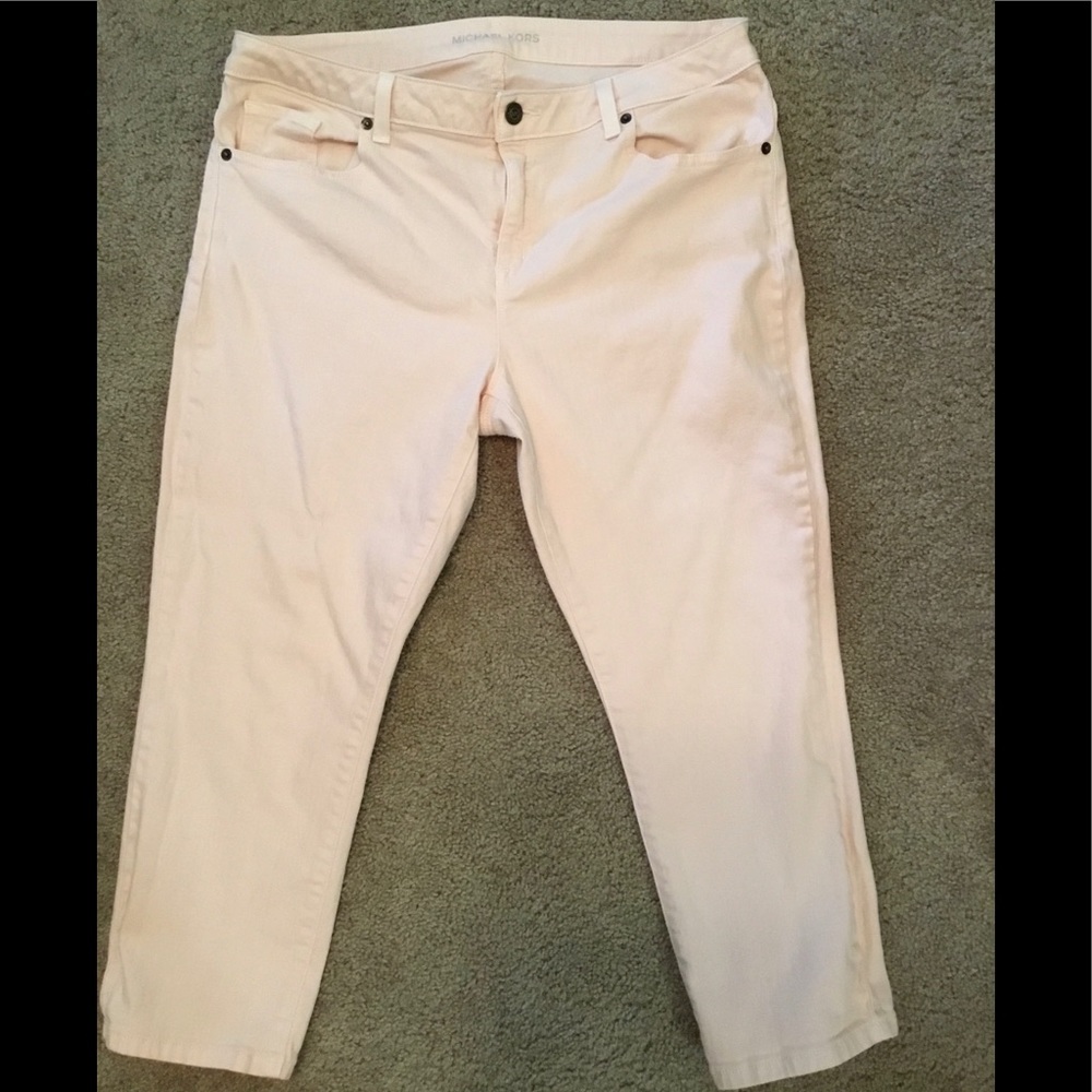 Light pink jeans